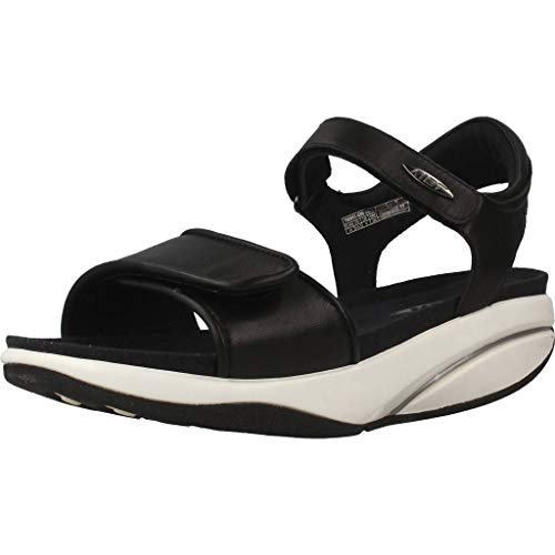 MBT Malia W, Sandalias con Punta Abierta Mujer, Negro (Black Nappa 03n), 38 EU