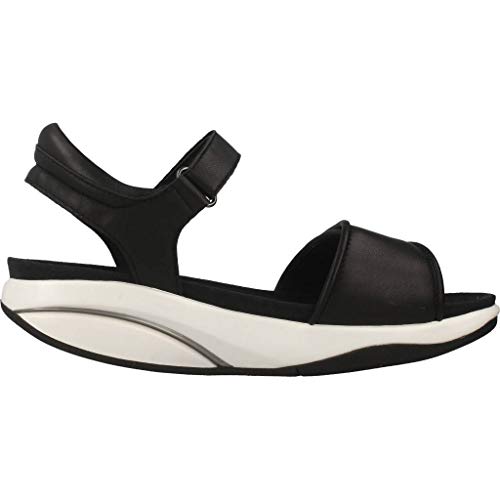 MBT Malia W, Sandalias con Punta Abierta Mujer, Negro (Black Nappa 03n), 38 EU