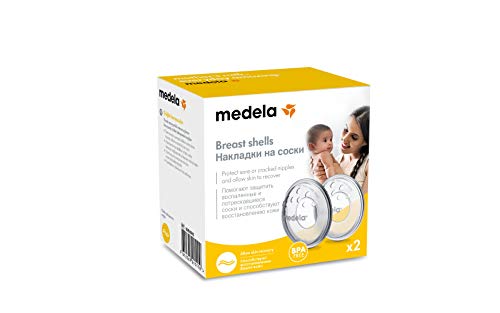 Medela - Protectores para Pezones Doloridos y Agrietados por la Lactancia, paquete con 2 unidades