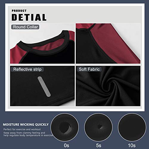 MEETWEE Camiseta de compresión para hombre, manga larga, capa base, camiseta de manga larga, para correr, para fitness, gimnasio, entrenamiento