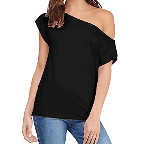 MEIbax Mujer Camiseta Tirantes Verano/Hombro sin Tirantes Color sólido/Mujeres Camisetas sin Mangas Tank Tops Dama Blusa Camisas Chaleco Deportiva Deporte Gimnasio Casual Suelta