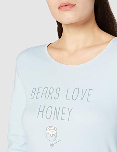 Melissa Brown AF.Honey.pyk Juego de Pijama, Bleu/Ecru.S para Mujer