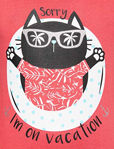 Melissa Brown AF.Sorry.PSH Conjuntos de Pijama, Rose (Fuchsia/Gris Chiné Fuchsia/Gris Chiné), L para Mujer