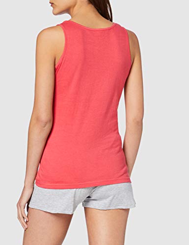 Melissa Brown AF.Sorry.PSH Conjuntos de Pijama, Rose (Fuchsia/Gris Chiné Fuchsia/Gris Chiné), L para Mujer