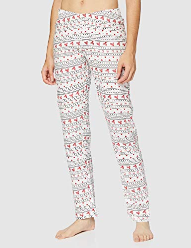 Melissa Brown AF.Vent.PYK Juego de Pijama, Rojo/Crudo, M para Mujer