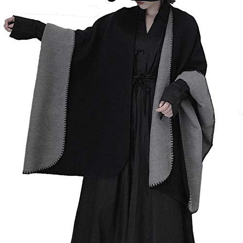 MeOkey Poncho para Mujer de Invierno Cárdigan de Elegante Abrigada Calentito Diseño Casual Simple Manta Chal 150 x 130 CM