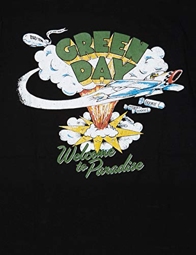 MERCHCODE Green Day Paradise - Camiseta para Hombre, Hombre, Camiseta, MC063, Negro, Extra-Large