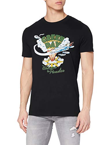 MERCHCODE Green Day Paradise - Camiseta para Hombre, Hombre, Camiseta, MC063, Negro, Extra-Large
