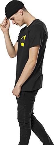 MERCHCODE Merch Código Hombre Batman Logo tee – Camiseta, Hombre, Batman Logo tee, Negro, Medium