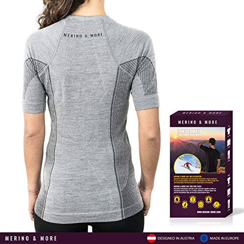 Merino & More Camiseta Funcional Lana Manga Corta - S