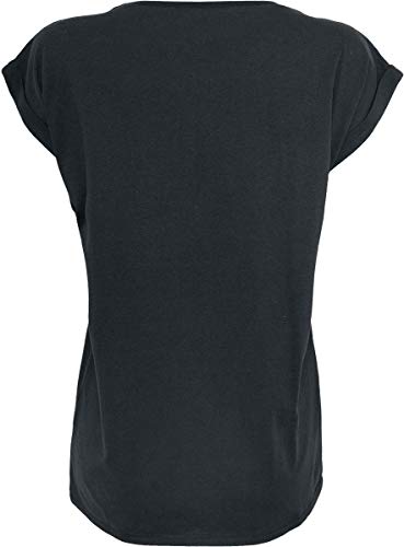 Metallica Biker Mujer Camiseta Negro M, 100% algodón, Ancho
