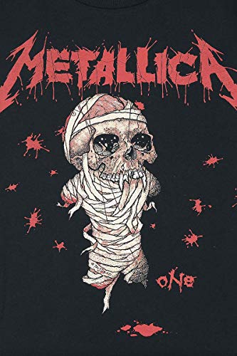 Metallica One Mujer Camiseta Negro XL, 100% algodón, Regular