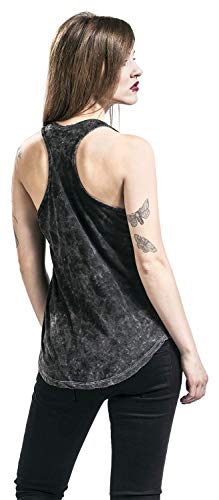 Metallica Ouija Guitar Mujer Top Negro S, 100% algodón, Regular