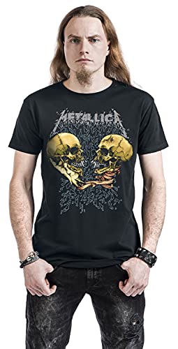 Metallica Sad But True Hombre Camiseta Negro M, 100% algodón, Regular
