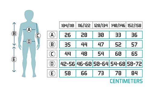 meteor Conjunto Ropa Interior Térmica para Niños - Camiseta de Manga Larga y Pantalón - Set Infantil Elástico para Esquí Snowboard Acampada y Senderismo para Niño y Niña (140-146 cm, Azul)