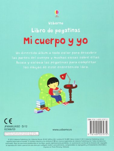 Mi Cuerpo Y Yo. Libro De Pegatinas