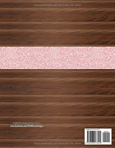 Mi Planificador De Boda: Un Organizador de Bodas, Libro Rústico con Flores Rosadas