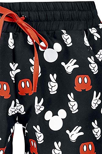 Micky & Minnie Hand Mujer Bañador Negro S, 100% poliéster,