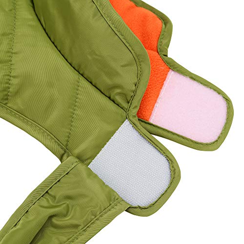 Mile High Life | Chaleco Reversible para Perro a Prueba de Viento | Abrigo de Invierno para Perro a Prueba de Agua | Forro Polar con tamaño de Pecho Ajustable | Paso fácil en el Cierre