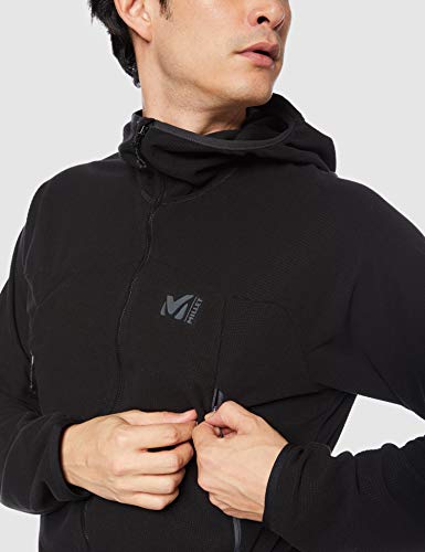 Millet K Ltgrid HD M Fleece Jacket, Black-Noir, 42/44 Mens