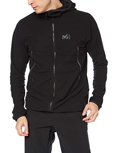 Millet K Ltgrid HD M Fleece Jacket, Black-Noir, 42/44 Mens