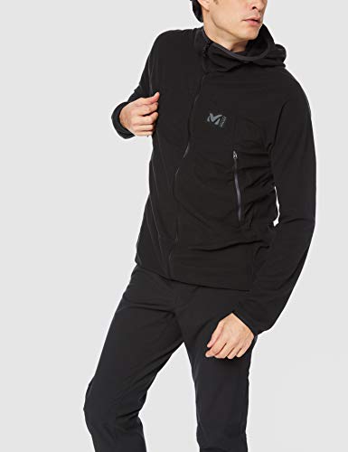 Millet K Ltgrid HD M Fleece Jacket, Black-Noir, 42/44 Mens