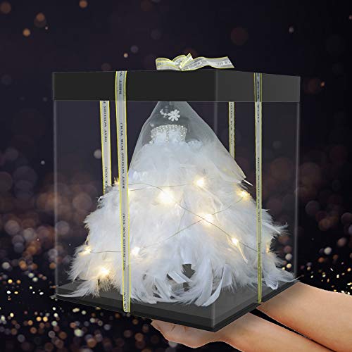 Mini vestido de novia modelo novia/esposa/hija en el día de San Valentín, cumpleaños, graduación, ceremonia de adulto, boda, aniversario de boda.