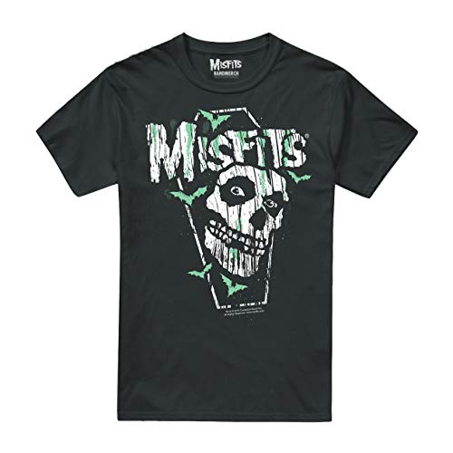Misfits Coffin Camiseta, Negro (Black Blk), XL para Hombre