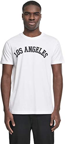 Mister Tee Los Angeles Camiseta, Blanco, XX-Large para Hombre