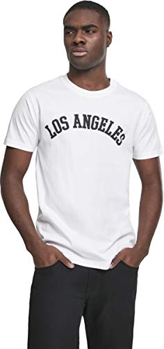Mister Tee Los Angeles Camiseta, Blanco, XX-Large para Hombre