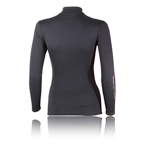 Mizuno BT Mid Weight Camiseta Señora, Negro, M