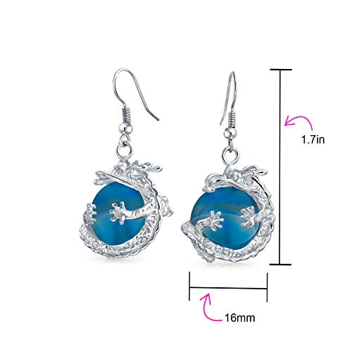 Moda de moda azul marino ágata piedra preciosa bola redonda grande colgante envuelto orbe chino colgantes para las mujeres adolescentes