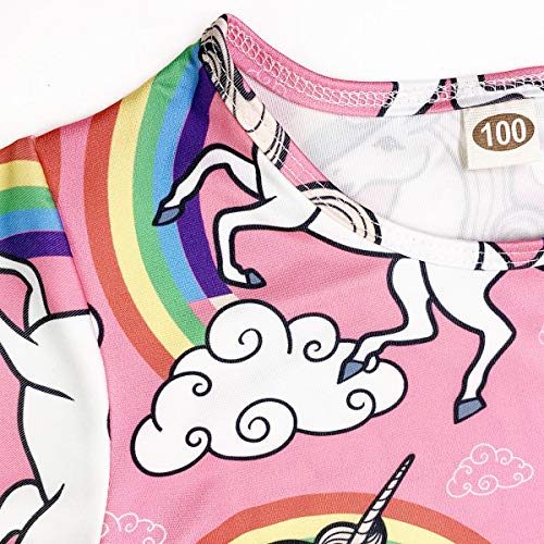 ModaIOO Juego de pijama para muñecas y niñas a juego (8030, Uni2.Rosa, 100)