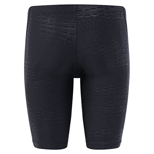 MODCHOK Hombre Bañador de Competición Jammer Boxer para Natación Trajes de Baño Negro1 S(EU)