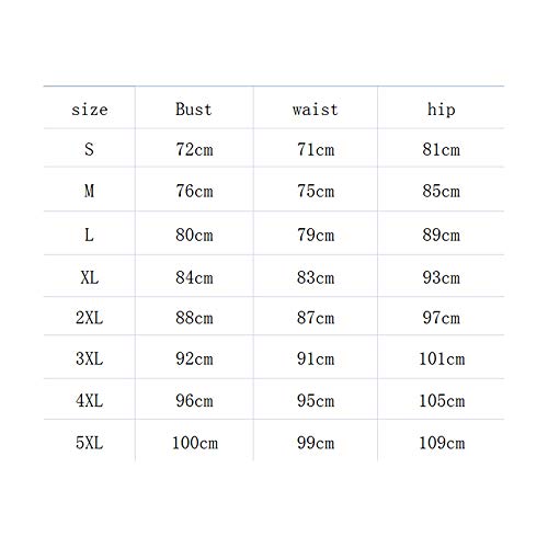 MoGist Traje de baño Ropa De Baño Bañador Playa Mujer Natacion Secado rápido Pieza Talla Grande Bikini Atan para Arriba Cintura Alta Negro 5XL