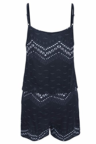 Mono Corto sin Tirantes para Mujer Pantalones Cortos con Estampado de Verano Mono Boho con Mono de Cuerda Elegante Mono Corto Romper Casual Mono Corto de Playa Cóctel