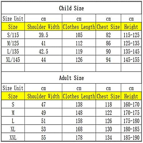 Mono de Ladrón de Banco para Carnaval,Disfraz de Ladrón Mono rojo de Manga Larga con Capucha,Conjunto de Cosplay Disfraces Máscara y ametralladora,Disfraz de Carnival Disfraz (Child-L-135-145)