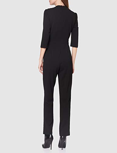 Morgan Combinaison Manches Longues Ceinturée Pimiko Mono, Noir, T38 para Mujer
