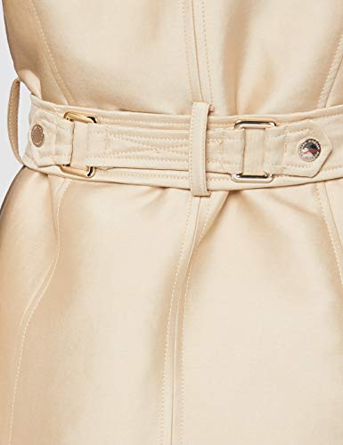 Morgan Trench mi-Long Gustav Gabardina, beige, 44 alto para Mujer