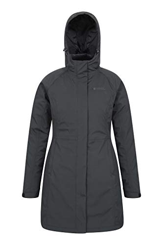Mountain Warehouse Chaqueta Larga de Invierno 3 en 1 para Mujer de Alaskan Negro Jet 42