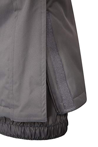 Mountain Warehouse Moon El esquí de Las Mujeres jadeó - los Pantalones Impermeables de Las señoras, Cintura Ajustable, Equipo Desmontable del esquí de los apo, Invierno Gris 40