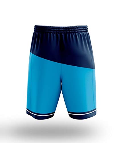 Movistar Estudiantes 1ª Equipación Juego 20-21 Short, Unisex Adulto, Azul, M