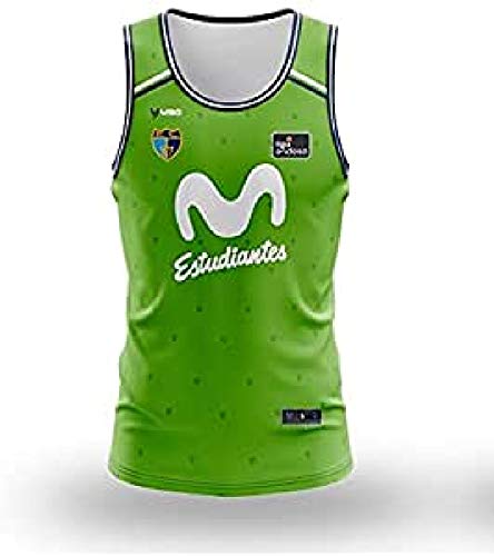 Movistar Estudiantes 3ª Equipación Juego 20-21 Camiseta, Unisex Adulto, Verde, L