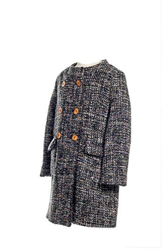 MPL Abrigo de Niña. Muy Útil para Invierno u Otoño. Chaqueta Acolchada Abrigo de Lana o Parca. Chaquetón de Niña con Botones. Muy Cómodo y Tela de Calidad. 2 Años