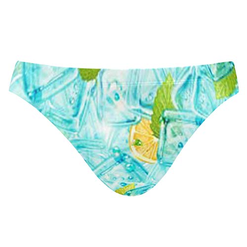 Mr.Lucien Lemon Ice Cube 2020022 - Traje de baño sexy para hombre - - Medium