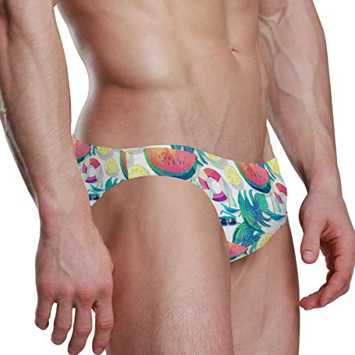 Mr.Lucien Lemon sandía traje de baño sexy para hombre, traje de baño de bañador, traje de baño, bikini S 2020084 - - XX-Large