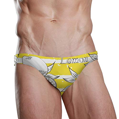Mr.Lucien Lemon Summer 2020051 - Traje de baño sexy para hombre - - XX-Large