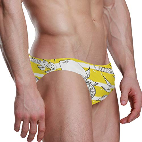 Mr.Lucien Lemon Summer 2020051 - Traje de baño sexy para hombre - - XX-Large