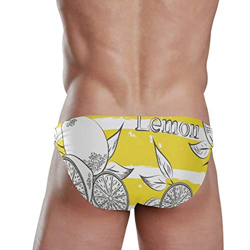 Mr.Lucien Lemon Summer 2020051 - Traje de baño sexy para hombre - - XX-Large
