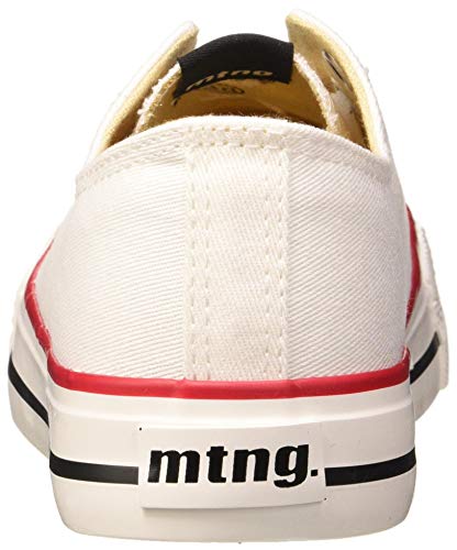MTNG Attitude 13991, Zapatillas Mujer, Blanco Canvas 3 Blanco C11753, 39 EU